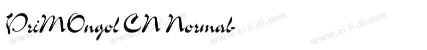 VriMOngol CN Normal字体转换